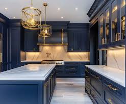 Bold Colors & Lighting Kitchen Design